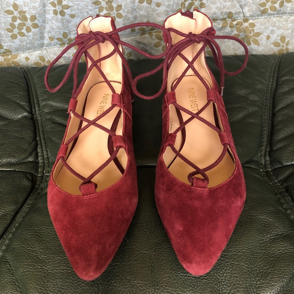 Pointed toe ballet flats